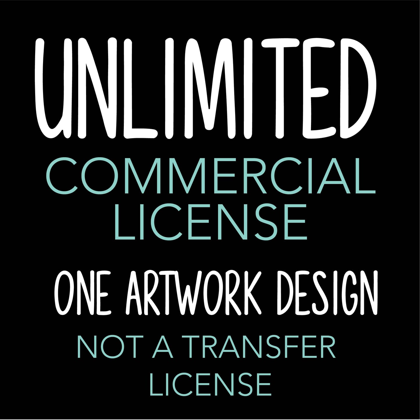 Extended Small Business Use License-UNLIMITED- End use product only.  NOT A TRANSFER LICENSE. 🚩Coupon Use not permitted!