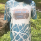 A little country a little hood bleached T-shirt