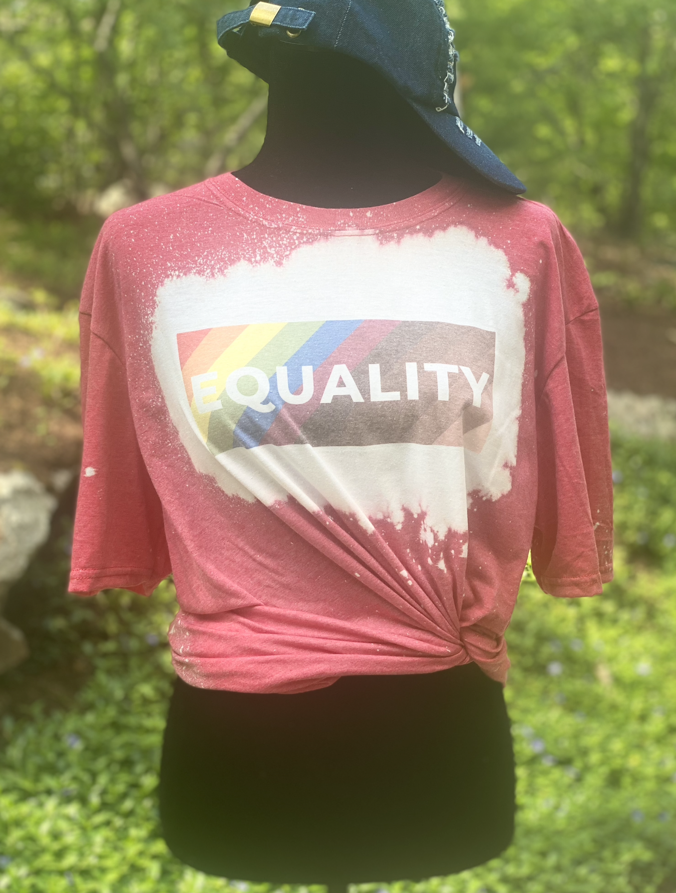 Equality bleached T-shirt