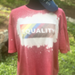 Equality bleached T-shirt