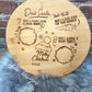 Round Personalized Santa Tray