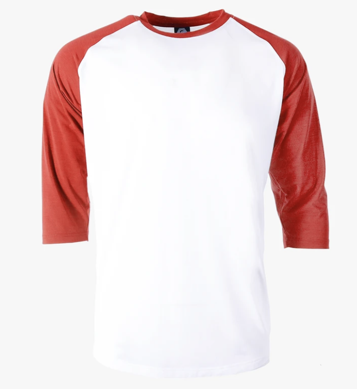 kids custom 3-4 sleeve raglan sleeve
