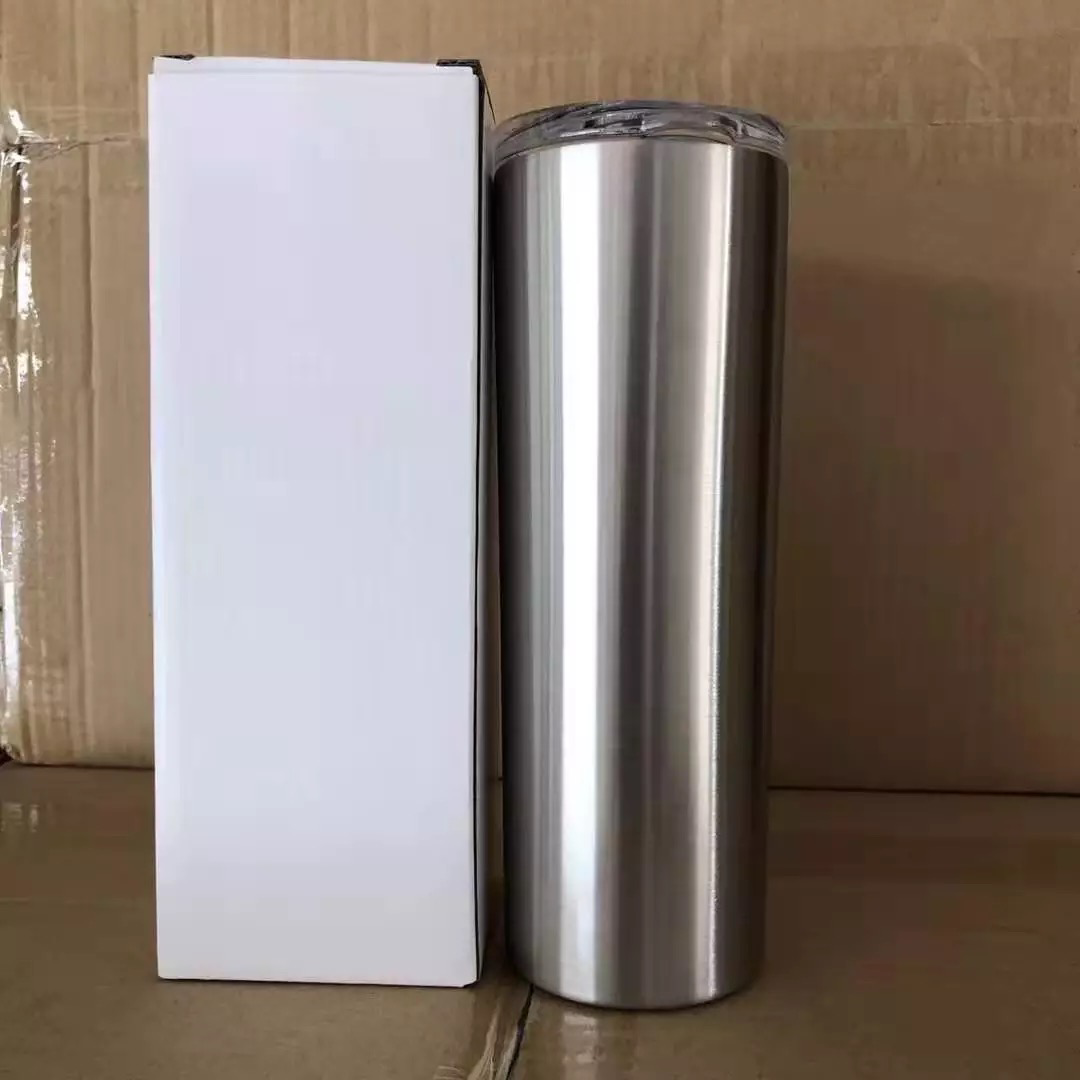 20 Ounce Straight Stainless Steel Tumbler For Sublimation