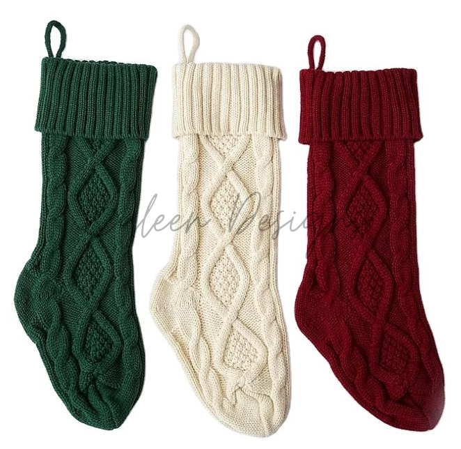 Personalized Knit Stockings