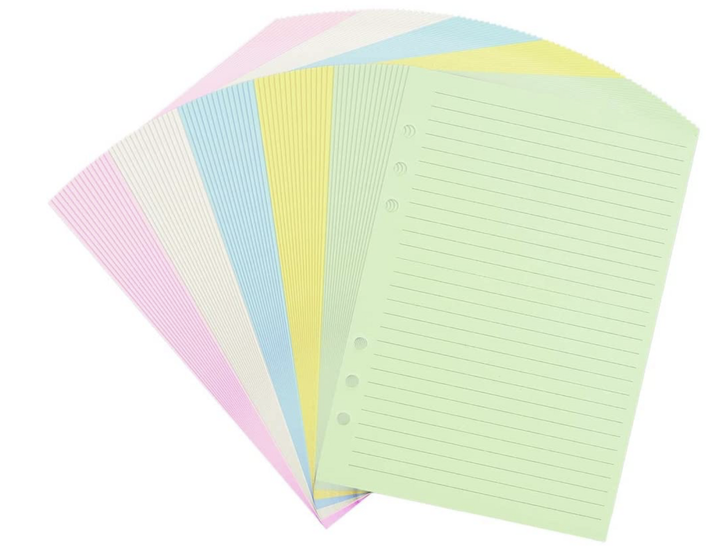 A5 1-8 clear cast acrylic 3 hole notebook cover- Choose options