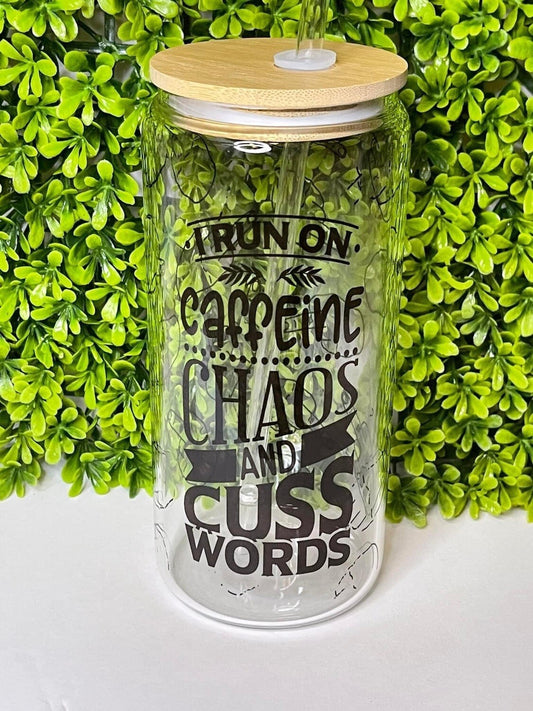 16 Ounce Tumbler- Clear or frosted glass
