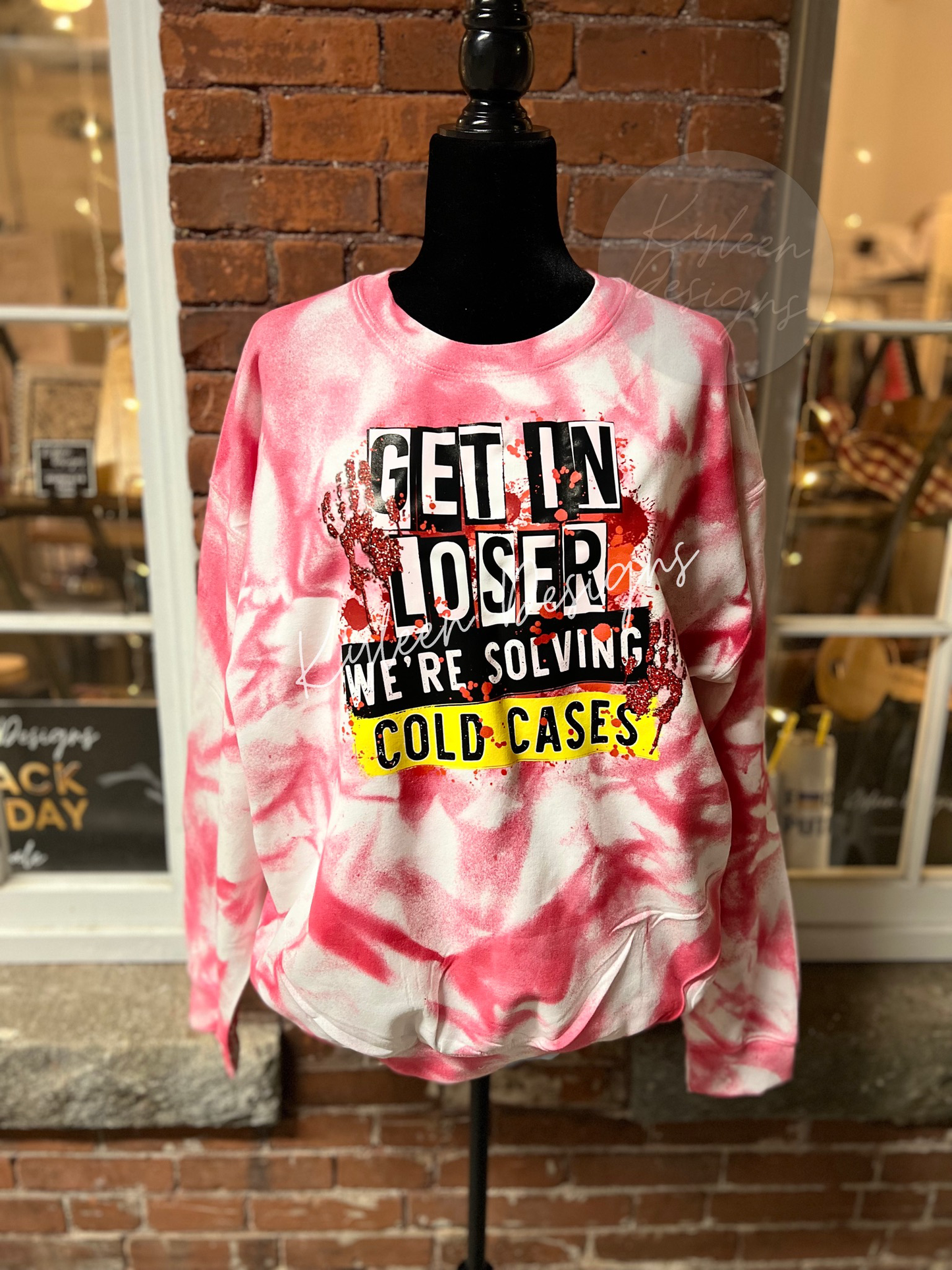 Get In Losers, We’re Solving Cold Cases Crewneck Sweatshirt