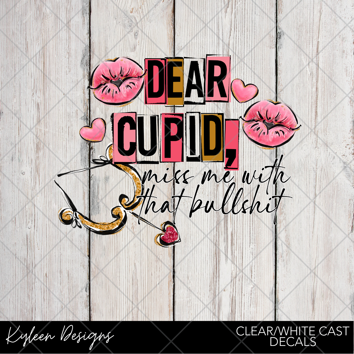 DreamCast™ Clear or White Cast Vinyl-Dear Cupid