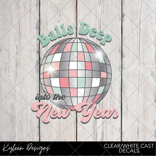 DreamCast™ Clear or White Cast Vinyl-Balls Deep in the New Year