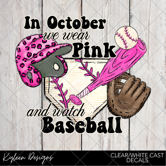 DreamCast™ Clear or White Cast- We wear pink Baseball