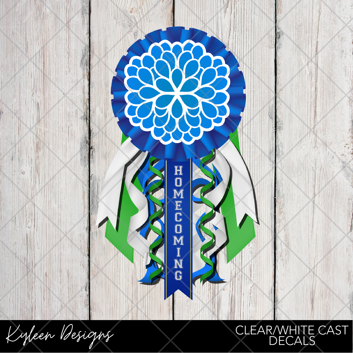 DreamCast™ Clear or White Cast- Blue and green mum