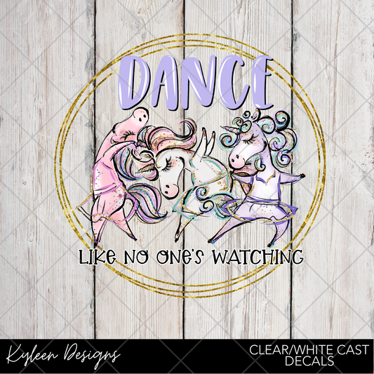 DreamCast™ Clear or White Cast Vinyl-Dance like no ones watching