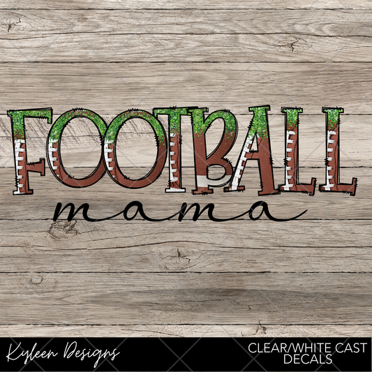 DreamCast™ Clear or White Cast Vinyl-Football MAMA