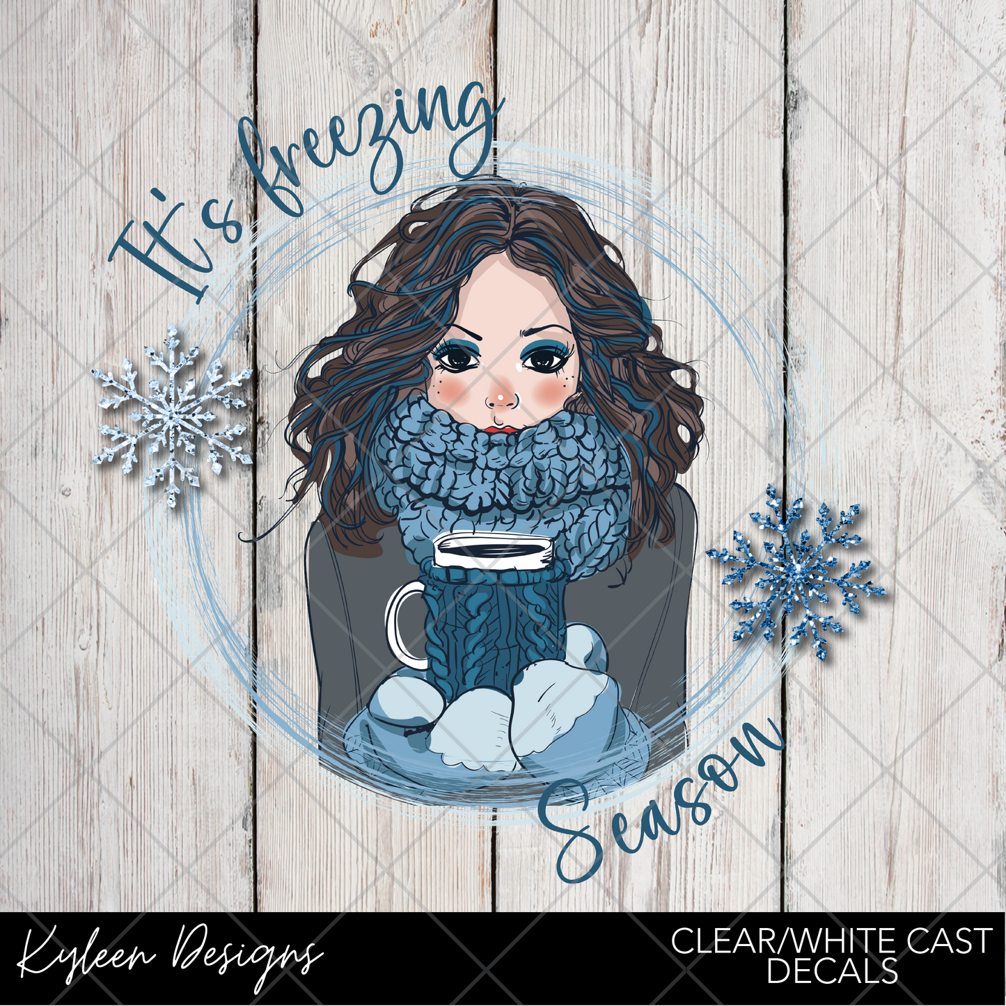 DreamCast™ Clear or White Cast Vinyl-Freezing season Brunette