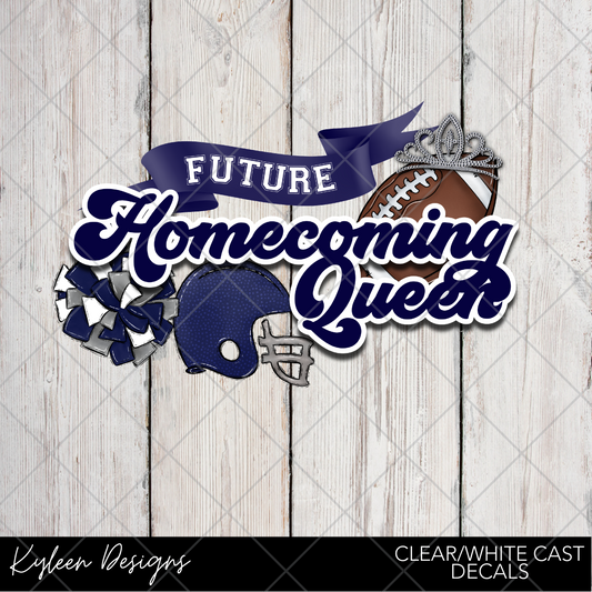 DreamCast™ Clear or White Cast Vinyl-Future homecoming Queen