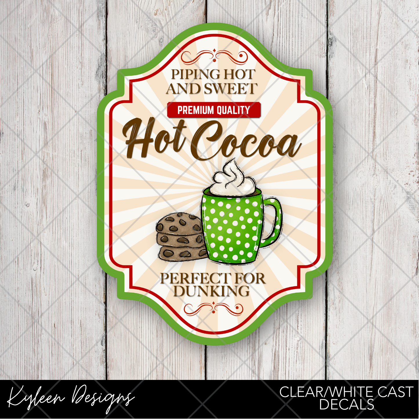 DreamCast™ Clear or White Cast- Hot cocoa