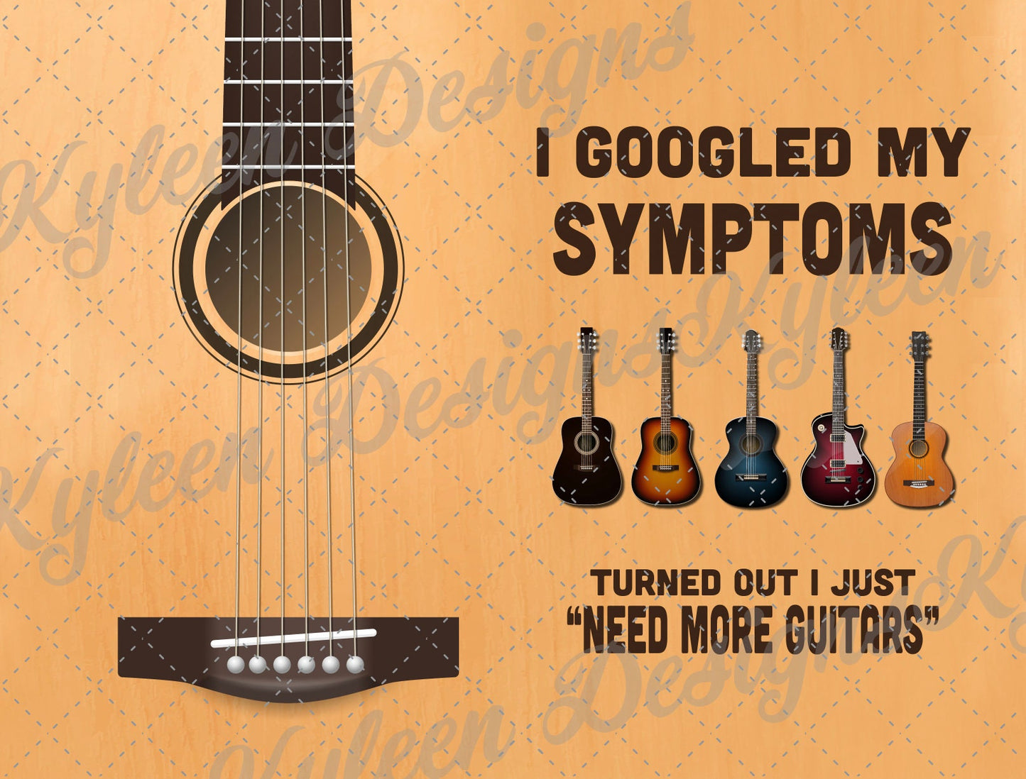 20 ounce straight guitar PNG  DIGITAL FILE