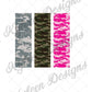 Camo Glitter pen wraps for waterslide HIGH RES PNG