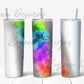 20 ounce straight glitter and paint splash wrap for sublimation, waterslide High res PNG digital file