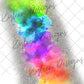 20 ounce straight glitter and paint splash wrap for sublimation, waterslide High res PNG digital file