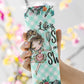 SEAMLESS Life is Short, make it sweet 20 ounce wrap for sublimation, waterslide High res PNG digital file- Straight only