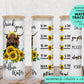 25 oz frosted glass tumbler png, drink your heifing water Tumbler template water tracker High res PNG digital file