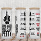 25 oz frosted glass tumbler png, stay petty Tumbler template water tracker High res PNG digital file