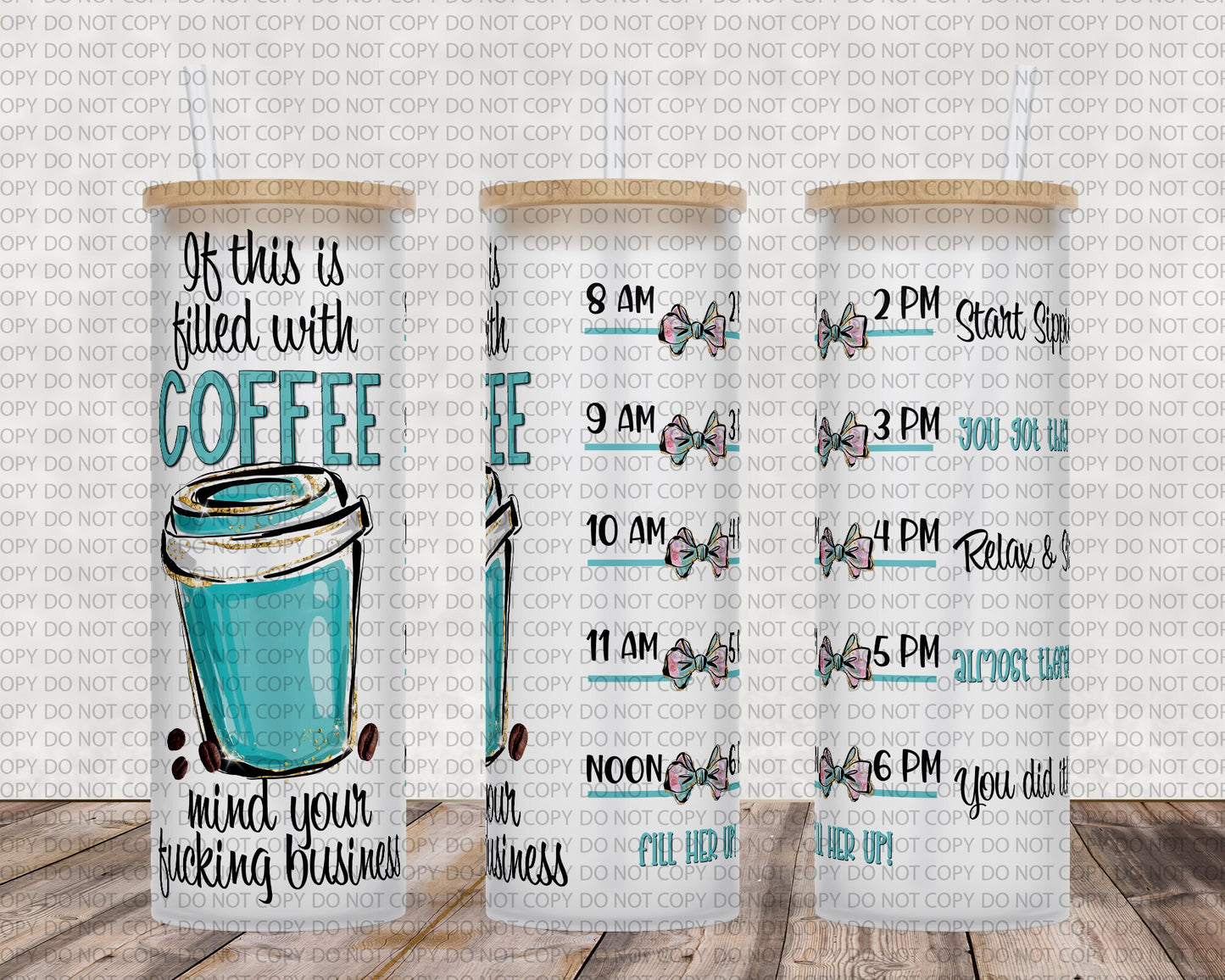 25 oz frosted glass tumbler png, coffee Tumbler template water tracker High res PNG digital file
