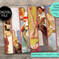SEAMLESS pin up girl 20 ounce tumbler wrap for sublimation, waterslide High res PNG digital file- Straight only