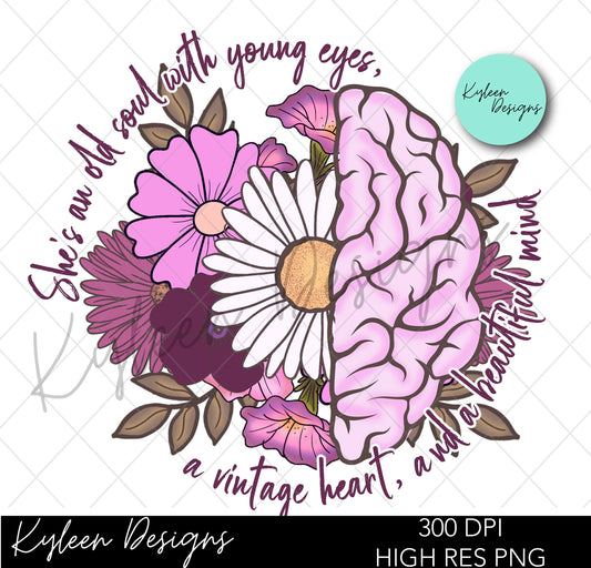 Beautiful Mind High RES PNG for coffee/beer glass, sublimation, DTF, screen etc