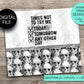 SEAMLESS Times not to try me 20 ounce tumbler wrap for sublimation, waterslide High res PNG digital file- Straight only