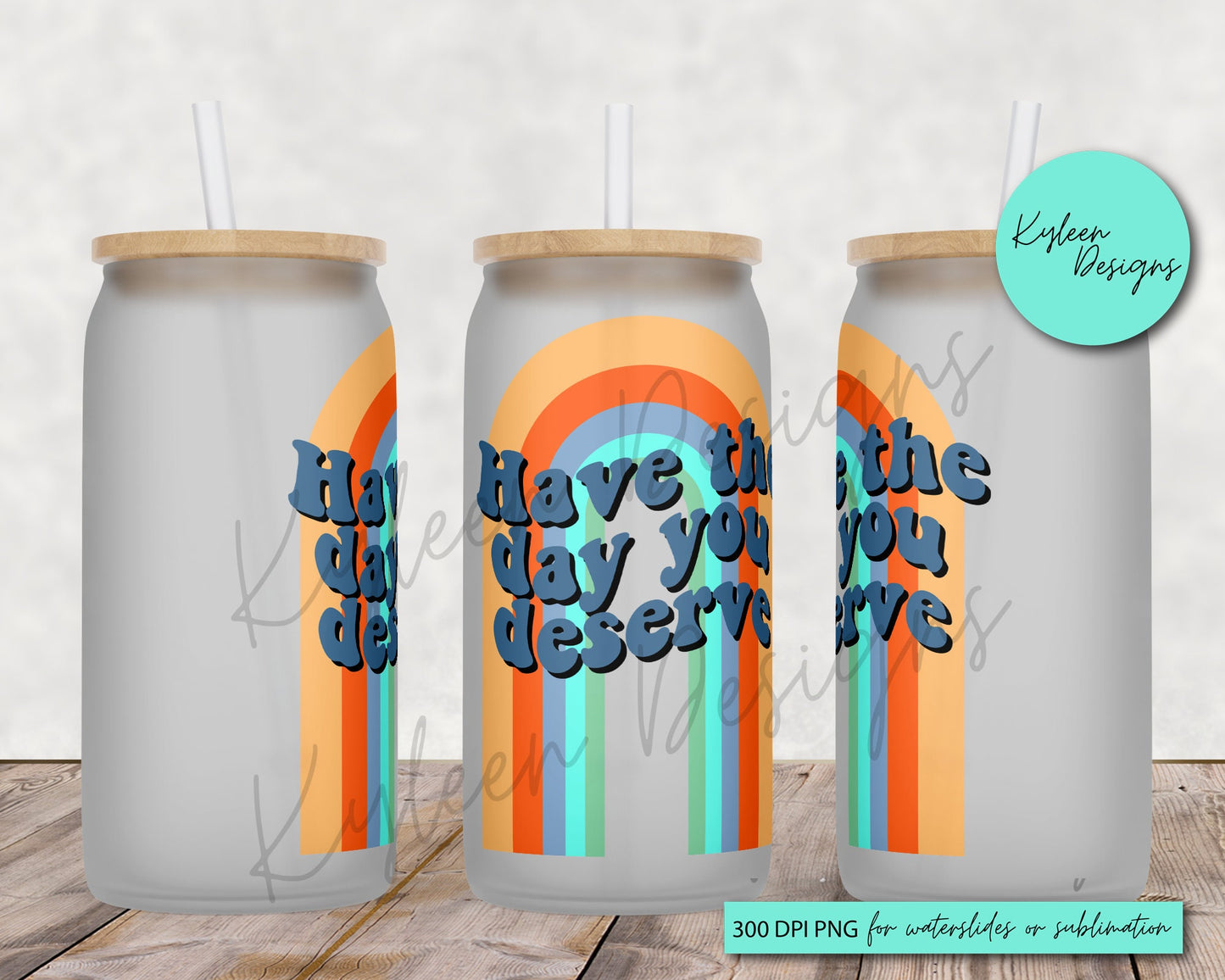 Have the day you deserve High RES PNG for coffee/beer glass
