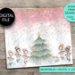 SEAMLESS 20 ounce nutcracker fairy tumbler wrap sublimation, waterslide High res PNG digital file- Straight only