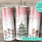 SEAMLESS 20 ounce nutcracker fairy tumbler wrap sublimation, waterslide High res PNG digital file- Straight only