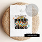 Too much panic not enough disco High res 300 dpi PNG digital file for sublimation, DTF, DTG, printable vinyl etc