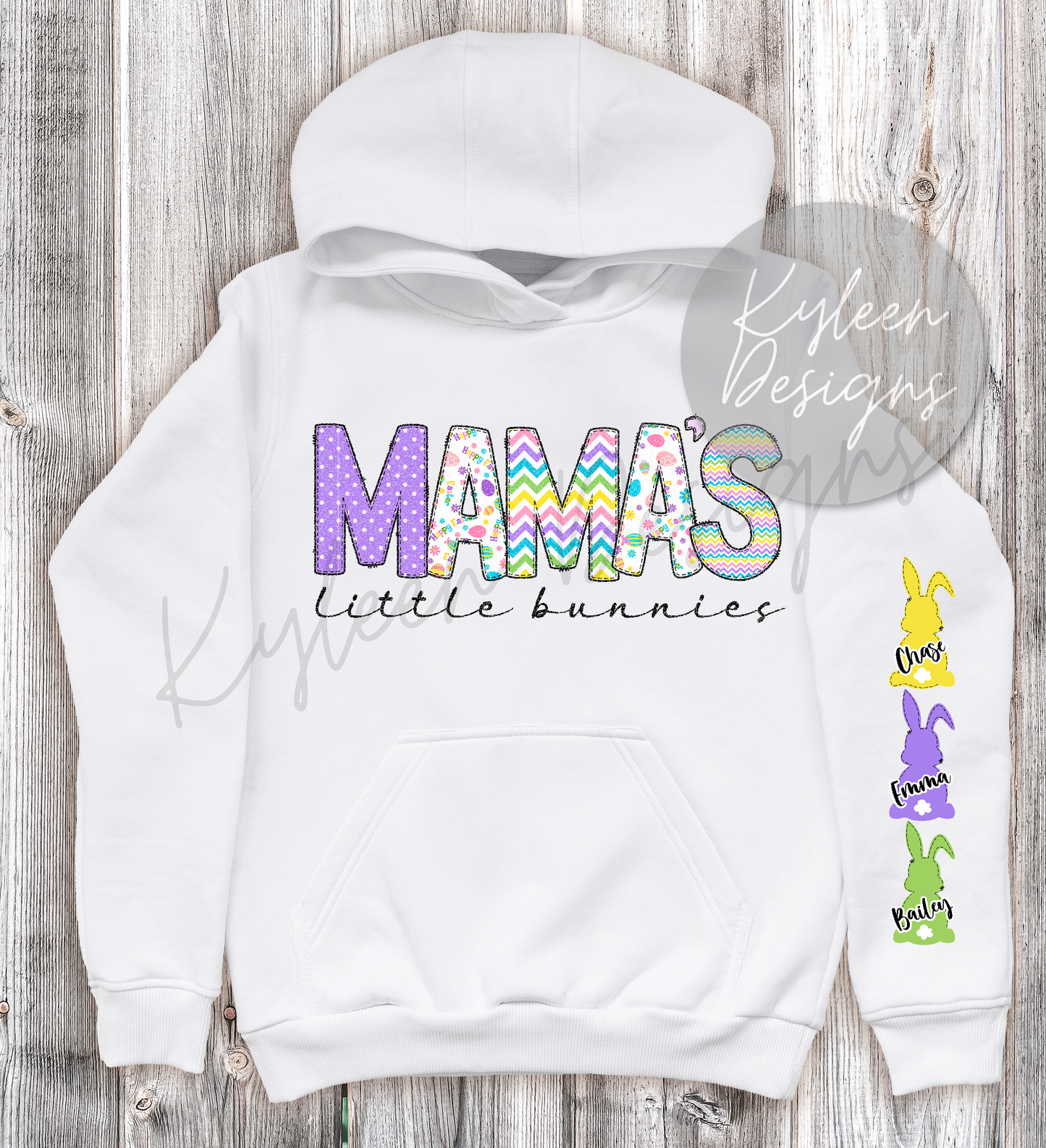 Mama's Sweatshirt- Little Bunnies