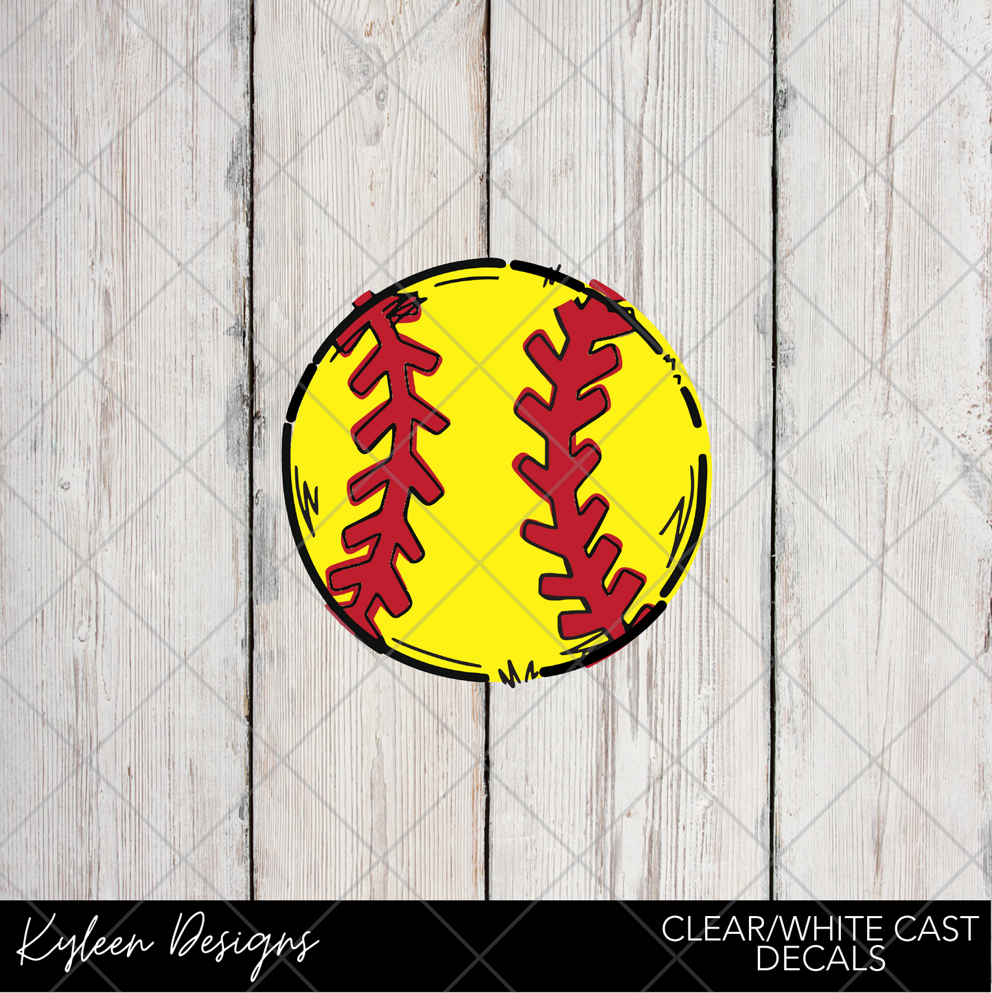 DreamCast™ Clear or White Cast Vinyl-Candle Co-Softball