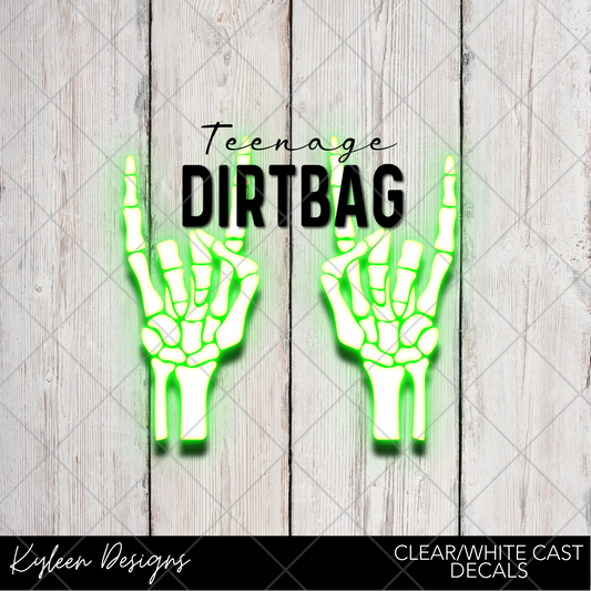 DreamCast™ Clear or White Cast- Teenage dirt bag green
